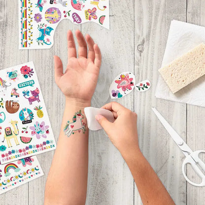 Temporary Glitter Tattoo Palooza: Mermaid Magic - 3 Sheets